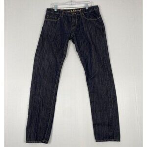 Mavi Jeans Men Dark Blue Straight Leg Stretch Denim see photos for measurements